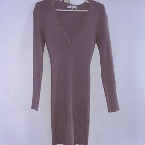 Brand new knit longsleeeve tight dress